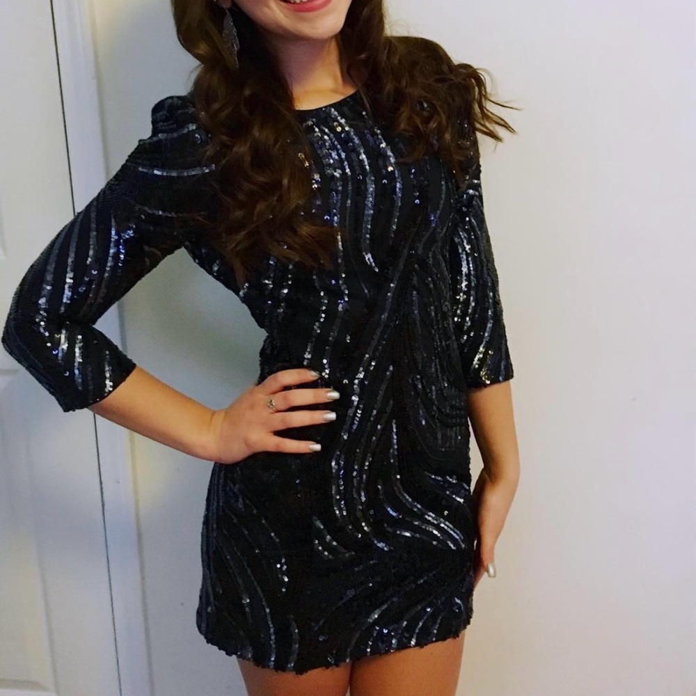 Express sequin cocktail dress